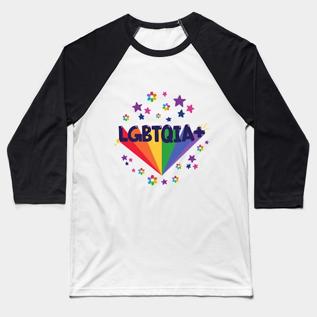 LGBTQIA | Pride | Pride Month Baseball T-Shirt by FashionDoot